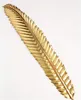 Wandhänger "Feder" aus Metall, gold, 99 cm hoch, Produktbild-Vorschau 4