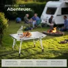 tectake® Aluminium Campingtisch Tina faltbar 90 x 52 x 47 - Produktbild-Vorschau 6