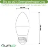 LUMILED 6 Stück B35 E27 Fassung LED Lampe 8W (ersetzt 60W) Produktbild-Vorschau 7