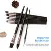 12 Stue ck Professionelle Pinsel Nylon Haar Zarte Holzgriff Produktbild-Vorschau 8