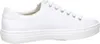 A side view of a white leather sneaker. Produktbild-Vorschau