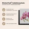 KitchenYeah© Herdabdeckplatte Orchideen auf grauem Produktbild-Vorschau 6