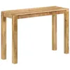 Tavolo consolle 110x35x76 cm Legno di mango grezzo Anteprima dell’immagine prodotto 7