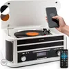 Auna Platine Vinyle Bluetooth, Tourne Disque Vinyle CD & Voir les images du produit 1