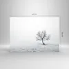 Bilder auf glas - Baum Feld Natur - 70x50cm - Glasbilder - Produktbild-Vorschau 3