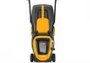 A top-down view of a STIGA lawnmower. Produktbild-Vorschau