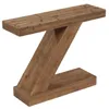 Tribesigns 105 cm Konsolentisch aus Massivholz, Z-förmiger Produktbild-Vorschau 6
