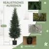 HOMCOM Künstliche Zypresse groß 120 cm Kunstpflanze, Produktbild-Vorschau 4