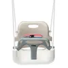 A baby swing seat with a safety harness, shown from the front against a white background. Produktbild-Vorschau