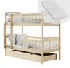 Hochbett Kinder, Etagenbett, Kinderbett | Inkl. 2 Produktbild-Vorschau 1