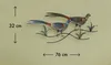 Wanddeko Vögel Wandbild Deko Vogel Fasan Figur Wandhänger Produktbild-Vorschau 2
