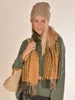 styleBREAKER Damen Feinstrick Schal mit bunt gestreiftem Produktbild-Vorschau 3