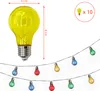 LED Solar Lichterkette mit 10 bunten LED Glühbirnen - 450 Produktbild-Vorschau 2