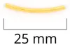Vintageparts Röhrenperle Messing Goldfarben 25 mm, 20 Stück Produktbild-Vorschau 5