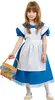 abito blu da favola - costume per ragazze taglia 110 - 146, Anteprima dell’immagine prodotto 1