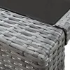 7-tlg. Gartenbar-Set mit Auflagen Poly Rattan Grau Produktbild-Vorschau 9