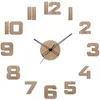 PRIM Veneer Wanduhr Holz lautlos arabische Ziffern Produktbild-Vorschau 1