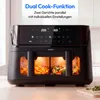 MEDION P25 XXL Flex M Airfryer mit 2 Kammern - 10,8 Liter - Produktbild-Vorschau 7