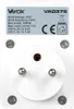 Vayox VA0375 Zásuvkový adaptér 1 přihrádka + 2x USB-A + 2x Náhled obrázku produktu 8