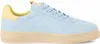 A single blue sneaker with yellow and beige accents is shown against a white background. Produktbild-Vorschau