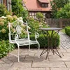 CLP 2er Set Gartenstühle Punjab aus lackiertem Eisen mit Produktbild-Vorschau 3