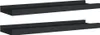 Two black shelves are shown against a white background. Produktbild-Vorschau