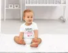 Kurzarm Baby Body Papas kleines Mädchen Baumwolle Onesie Produktbild-Vorschau 2