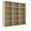 CD-Regal Sonoma-Eiche 102x23x89,5 cm Holzwerkstoff , CD- & Produktbild-Vorschau 6