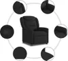 vidaXL Relaxsessel Schwarz Stoff Produktbild-Vorschau 7