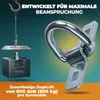 Zurrbügel Zurrösen Anhänger 4 Stück 800kg Zurrmulde Produktbild-Vorschau 3