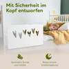 zovis Herzen (weiß) Holz-Rausfallschutz für Kinderbetten - Produktbild-Vorschau 4
