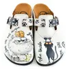 Damen Clogs Calceo mit Katzen WCAL342 42 Produktbild-Vorschau 8