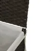 vidaXL Kosz na pranie z pokrywą ciemnobrązowy 46x33x60 cm z Podgląd zdjęcia produktu 9