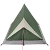 vidaXL Tenda da campeggio 2 persone Verde Impermeabile Anteprima dell’immagine prodotto 9