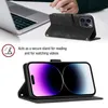 Hülle für iPhone 14 Pro Max Prägung Flip Leder Brieftasche Produktbild-Vorschau 6