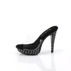 COCKTAIL-501SDT Damen Slipper von Fabulicious, Transparent Produktbild-Vorschau 3