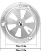 2er Set  Hochwertiges Edelstahl Lüftungsgitter, 94mm Produktbild-Vorschau 7