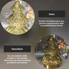 LED Tischleuchte ,Abete aus Glas, Tannenbaum, Batterie, Produktbild-Vorschau 4