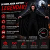 Upírsky halloweenský kostým - čierny prevlek pre deti a Náhľad obrázku produktu 3