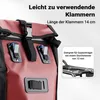 Borsa portapacchi Wiltec rossa, portapacchi per bicicletta Anteprima dell’immagine prodotto 4