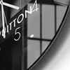 DEQOART Glasuhr Ø50 cm Zahlen 'Urbaner Glanz' Wanduhr Glas Produktbild-Vorschau 5