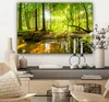 Wanddeko 90x60 cm - Wald - Landschaft - Grün - Natur, Produktbild-Vorschau 7