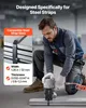 A man is using a pneumatic strapping tool on metal bars. Náhľad obrázku produktu