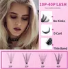 Wimpern DIY Set 640 Stück D-Curl für natürlichen & Produktbild-Vorschau 4