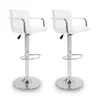 Two white bar stools are shown against a white background. Náhled obrázku produktu
