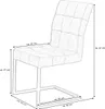 Freischwinger Schwingstuhl braun Lederlook - DONNA - Die Produktbild-Vorschau 2