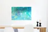 MuchoWow® Poster Aquarell - Grün - Blau 60x40 cm - Produktbild-Vorschau 5
