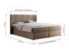 MKS MEBLE Boxspringbett 120x200 mit Matratze H3 und Produktbild-Vorschau 6