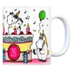 Kaffeebecher mit Einhorn Geburtstagsparty Motiv zum 28. Produktbild-Vorschau 4