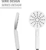 WENKO Soffione doccia DESIGN Bianco Ø 12 cm Doccia a mano Anteprima dell’immagine prodotto 2